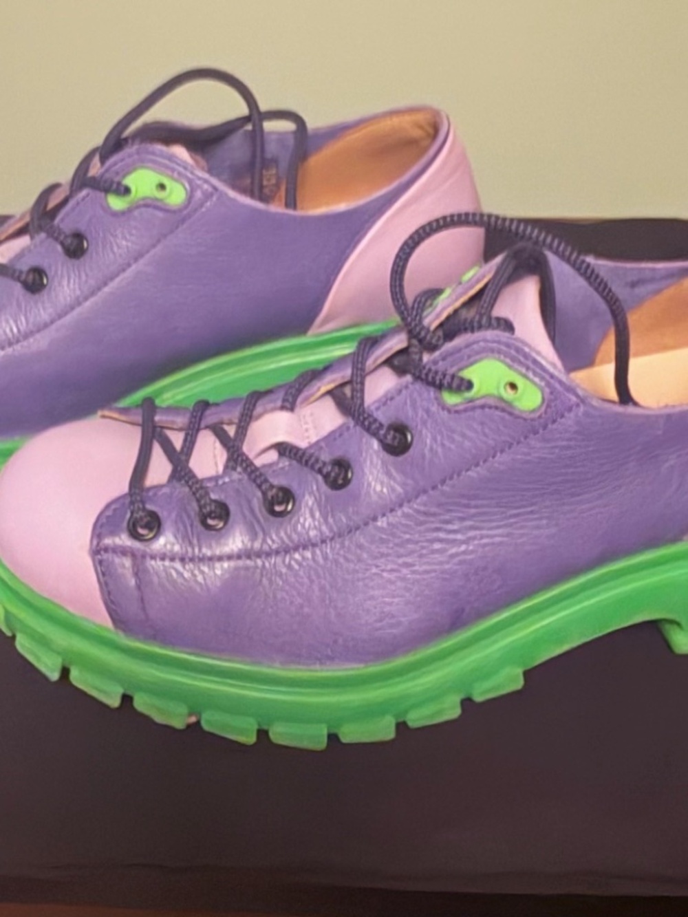 Fluevog Mardi "Hiker" Shoes - Picture 2 of 9